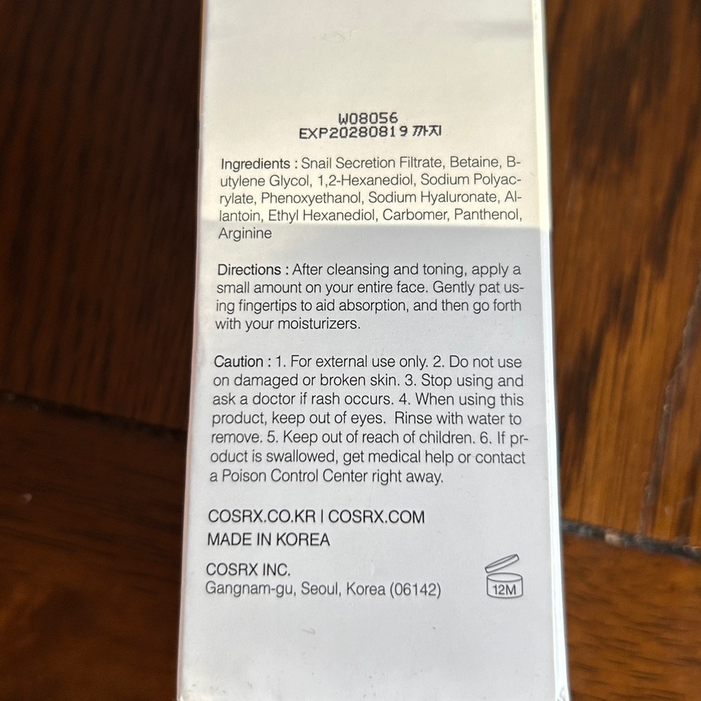COSRX Advanced Snail 96 Mucin Power Essence 100 mL 3.38 oz NIB K-Beauty Serum - Picture 6 of 8